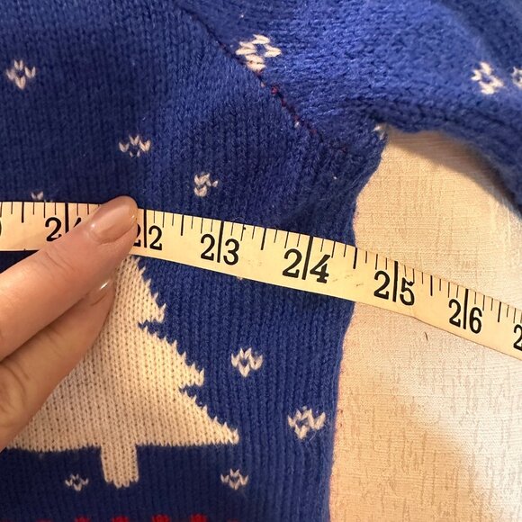 Jolly Sweater Ugly Christmas XXL Men Woman Pullover Holiday Red Blue Green - Picture 3 of 7